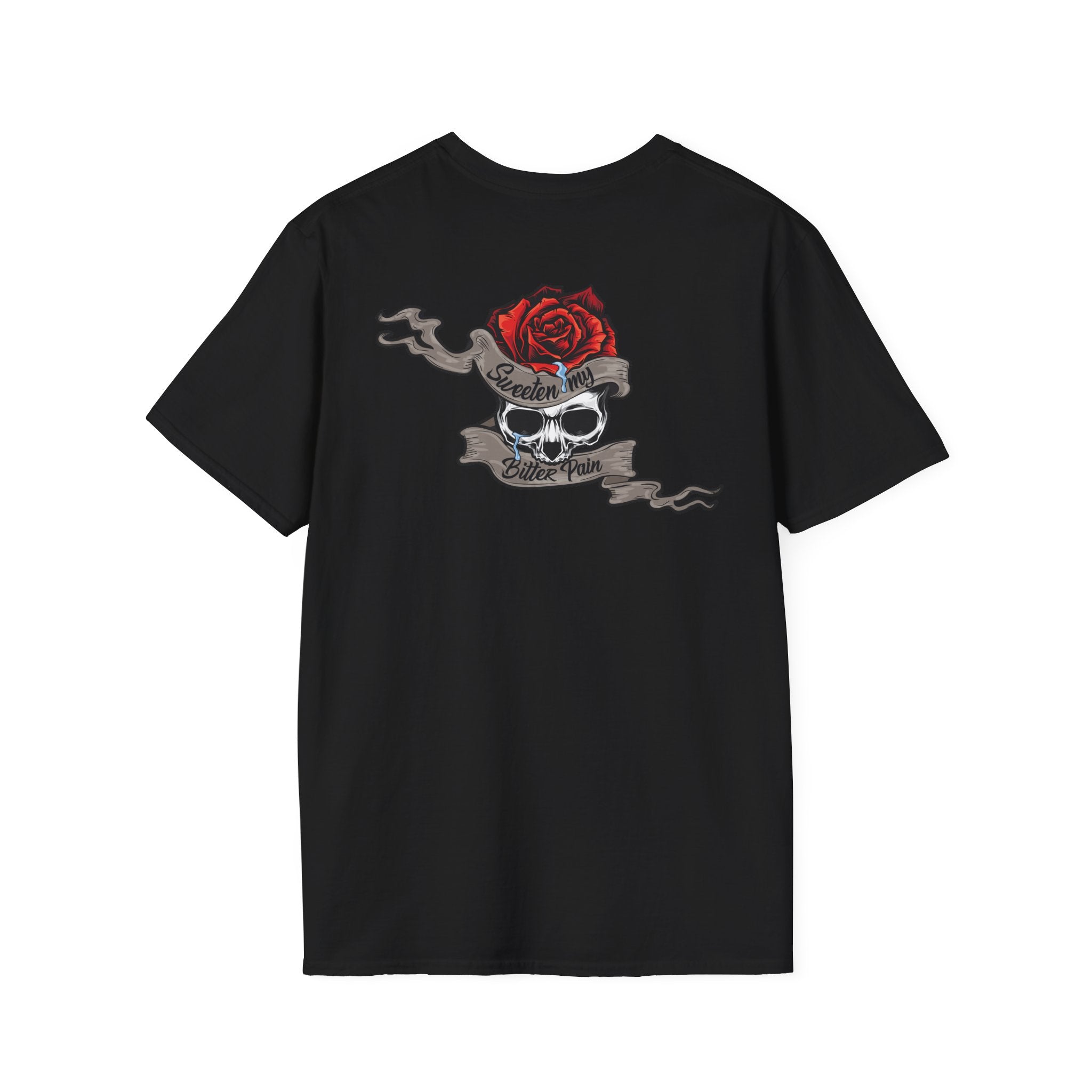 Gothic Rose Skull T-Shirt | Unisex Graphic Tee for Casual Wear, Party, Music Festivals, Gift for Him/Her