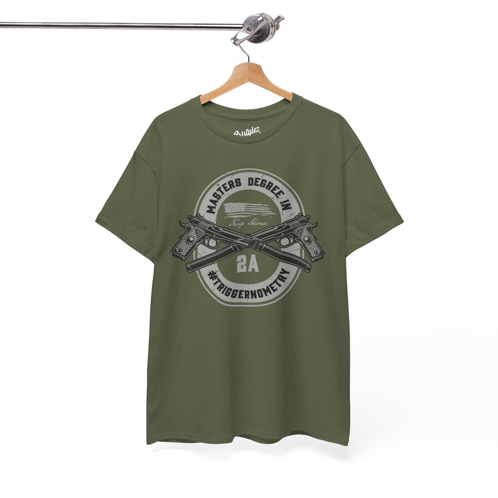 Second Amendment Graphic Tee, Unisex Heavy Cotton T-Shirt for Gun Enthusiasts, Casual Wear, Gifts for Freedom Lovers, Patriotic Apparel