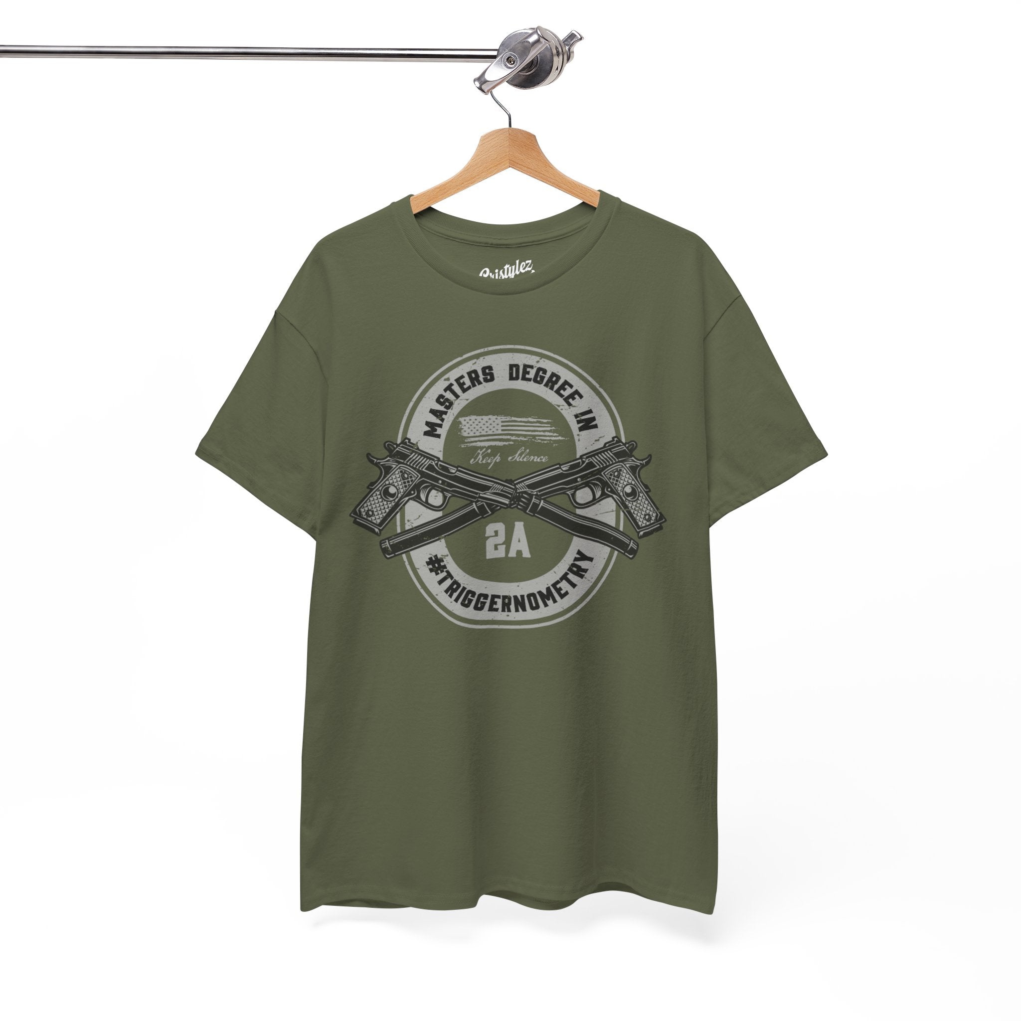 Second Amendment Graphic Tee, Unisex Heavy Cotton T-Shirt for Gun Enthusiasts, Casual Wear, Gifts for Freedom Lovers, Patriotic Apparel