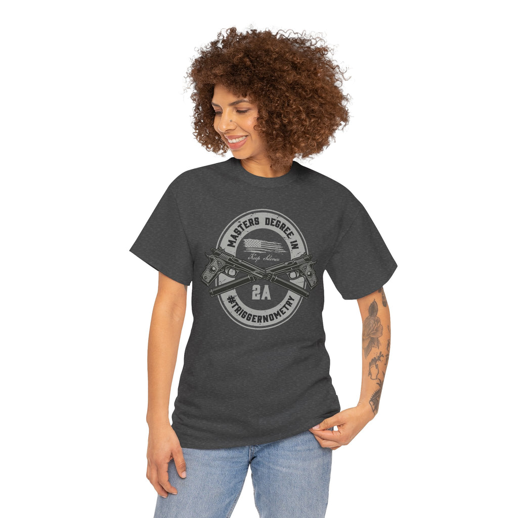 Second Amendment Graphic Tee, Unisex Heavy Cotton T-Shirt for Gun Enthusiasts, Casual Wear, Gifts for Freedom Lovers, Patriotic Apparel