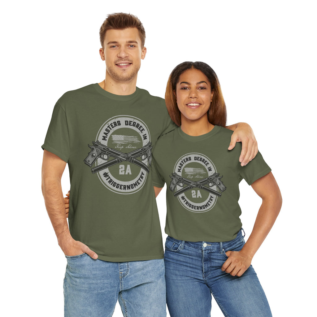 Second Amendment Graphic Tee, Unisex Heavy Cotton T-Shirt for Gun Enthusiasts, Casual Wear, Gifts for Freedom Lovers, Patriotic Apparel