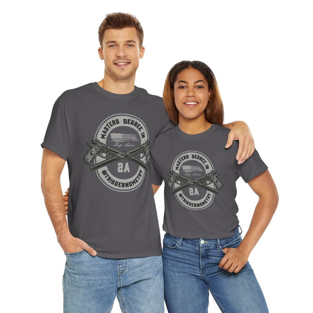 Second Amendment Graphic Tee, Unisex Heavy Cotton T-Shirt for Gun Enthusiasts, Casual Wear, Gifts for Freedom Lovers, Patriotic Apparel