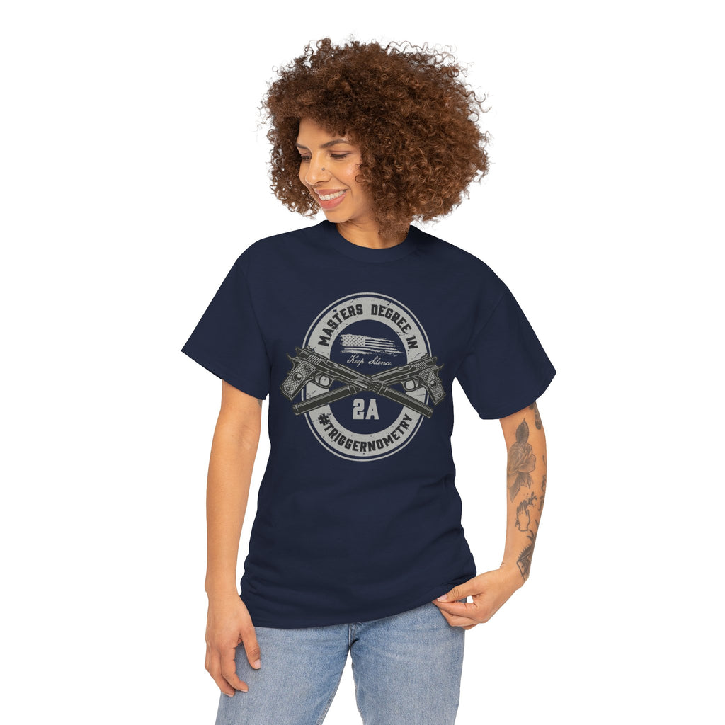 Second Amendment Graphic Tee, Unisex Heavy Cotton T-Shirt for Gun Enthusiasts, Casual Wear, Gifts for Freedom Lovers, Patriotic Apparel