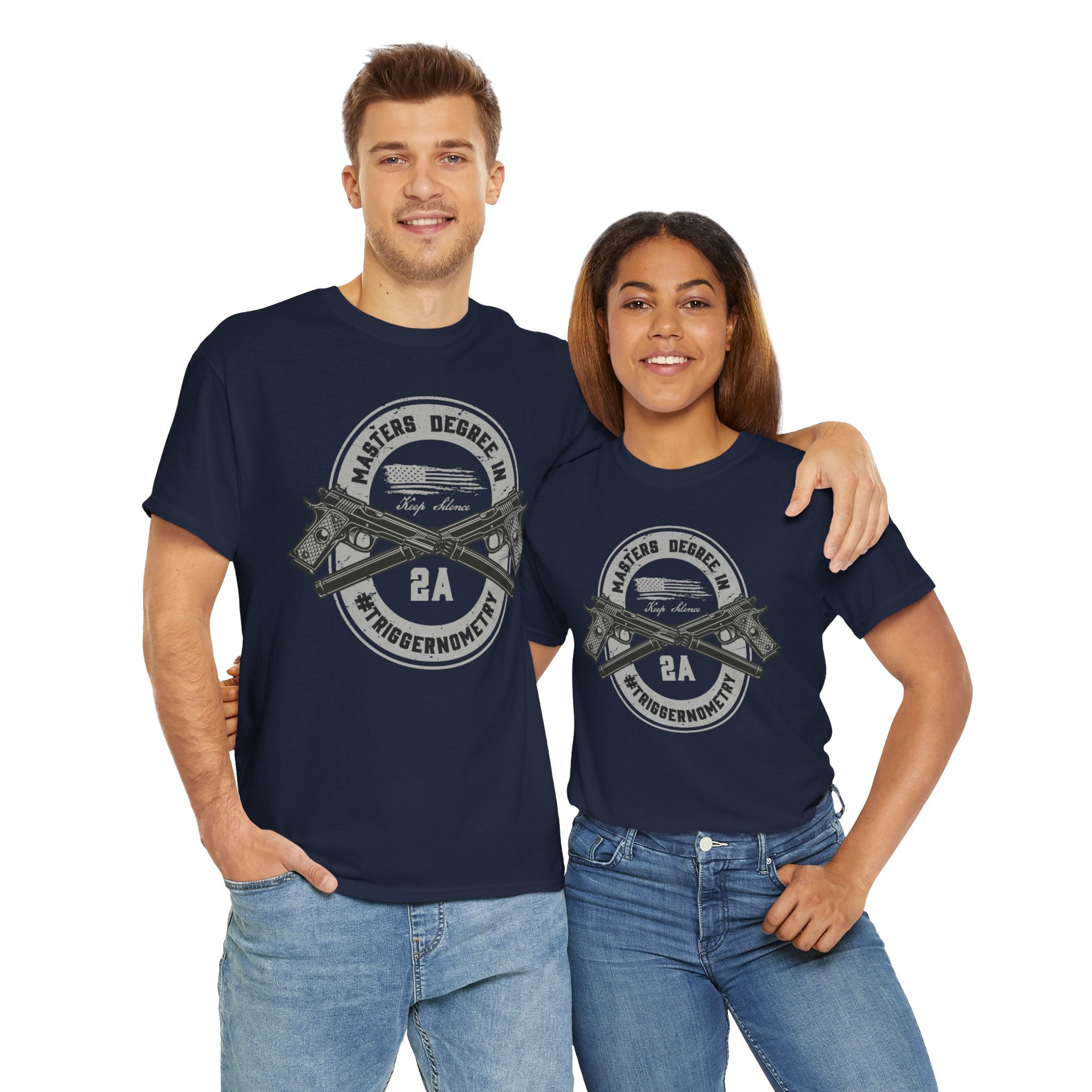Second Amendment Graphic Tee, Unisex Heavy Cotton T-Shirt for Gun Enthusiasts, Casual Wear, Gifts for Freedom Lovers, Patriotic Apparel