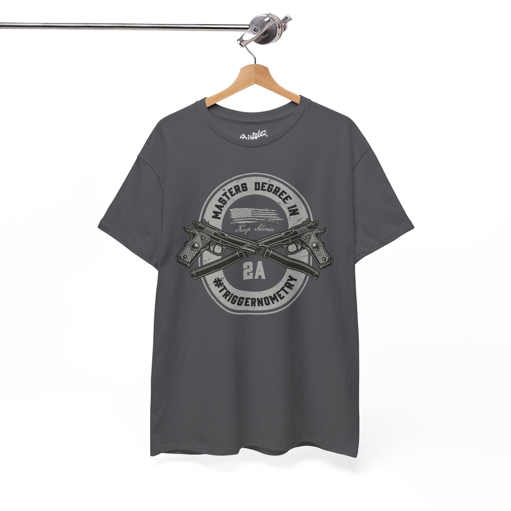 Second Amendment Graphic Tee, Unisex Heavy Cotton T-Shirt for Gun Enthusiasts, Casual Wear, Gifts for Freedom Lovers, Patriotic Apparel