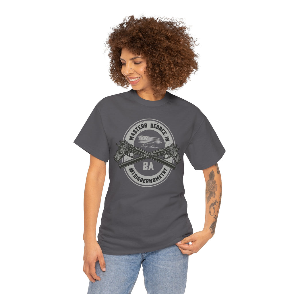 Second Amendment Graphic Tee, Unisex Heavy Cotton T-Shirt for Gun Enthusiasts, Casual Wear, Gifts for Freedom Lovers, Patriotic Apparel