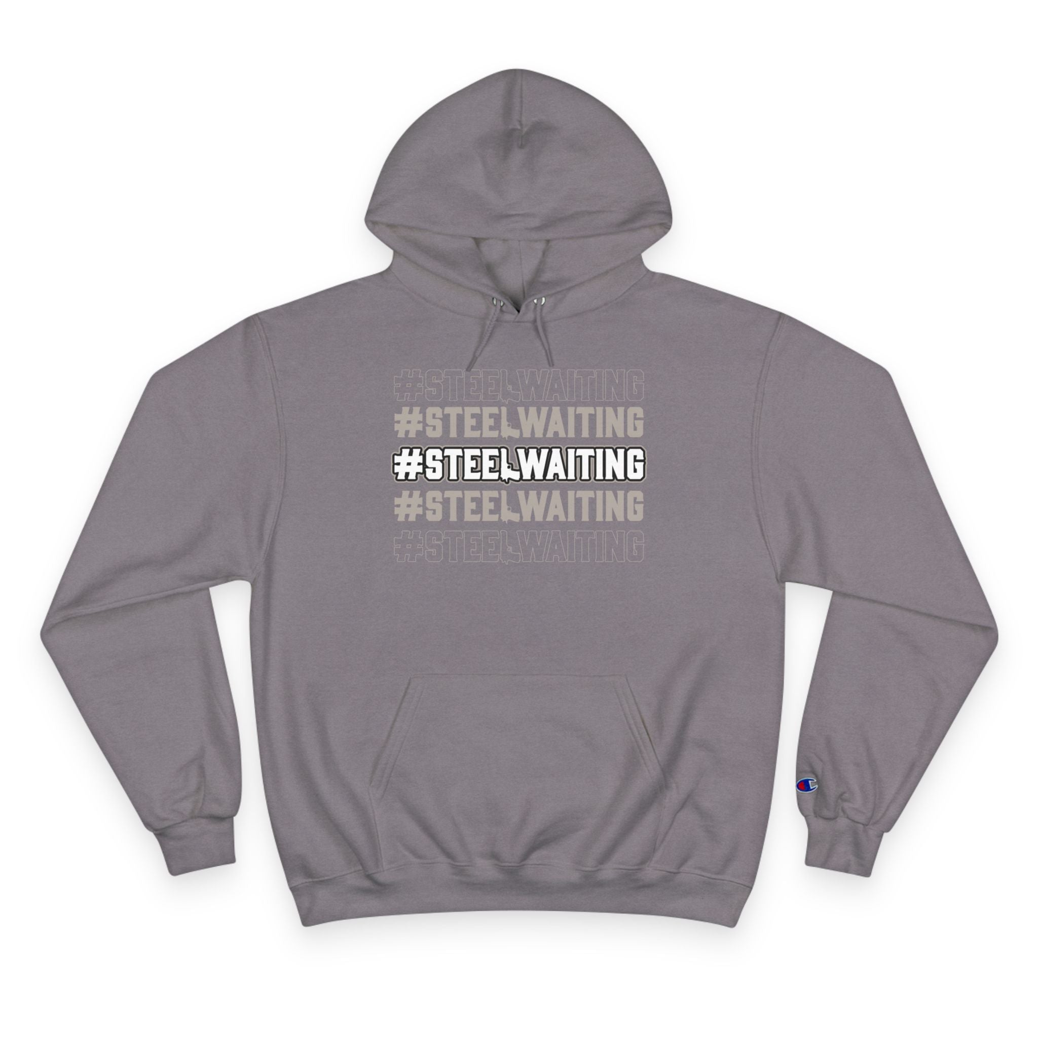 #STEEL.WAITING Champion Hoodie – Athletic Streetwear Pullover