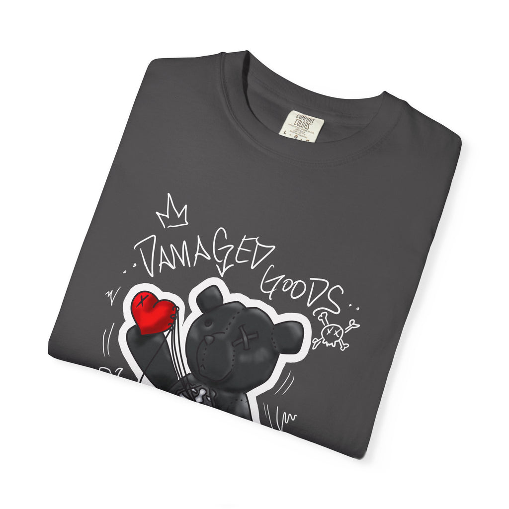 Damaged Goods Unisex T-Shirt - Vintage Style Graphic Tee, Casual Wear, Gift for Friends, Streetwear, Art Lover's Fashion