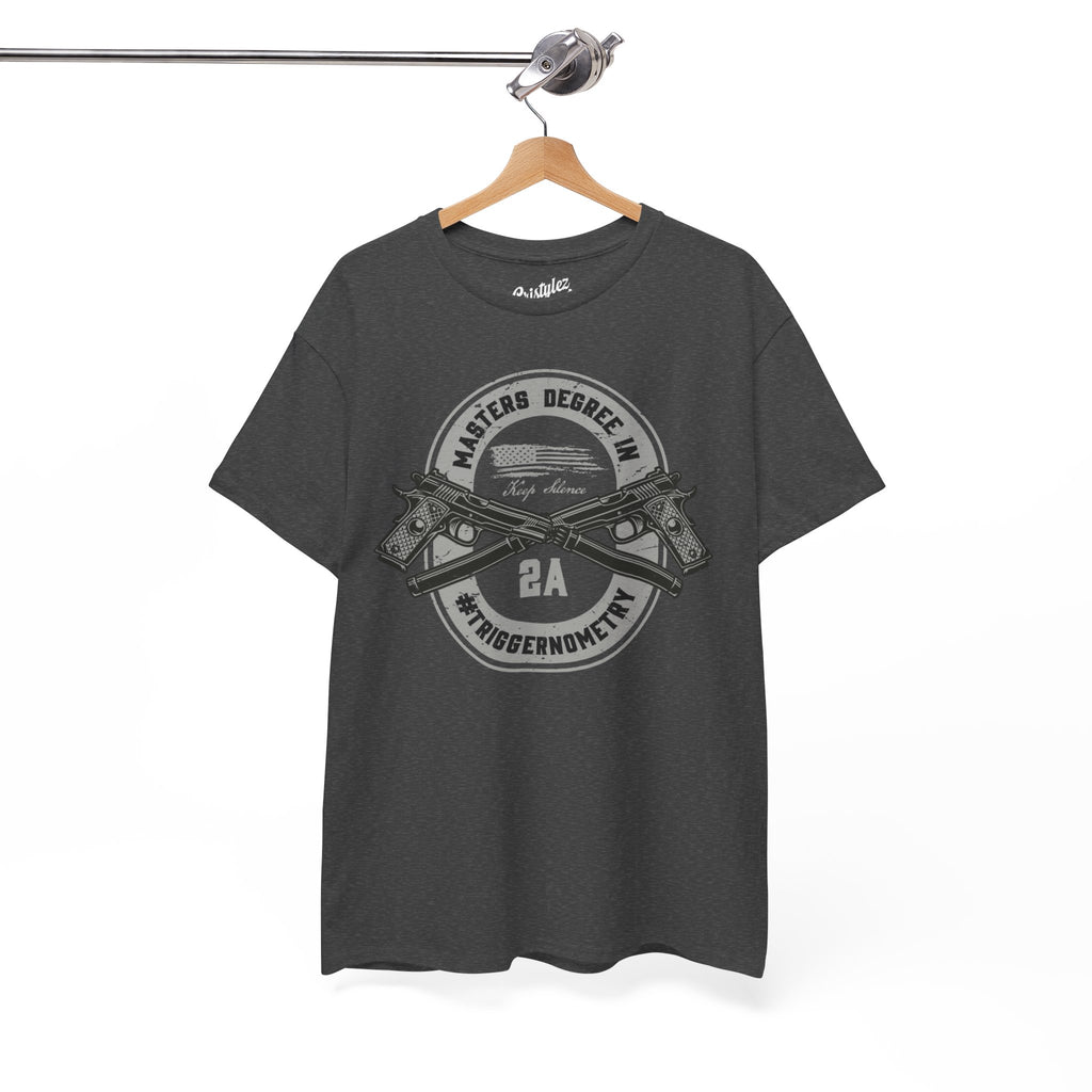 Second Amendment Graphic Tee, Unisex Heavy Cotton T-Shirt for Gun Enthusiasts, Casual Wear, Gifts for Freedom Lovers, Patriotic Apparel