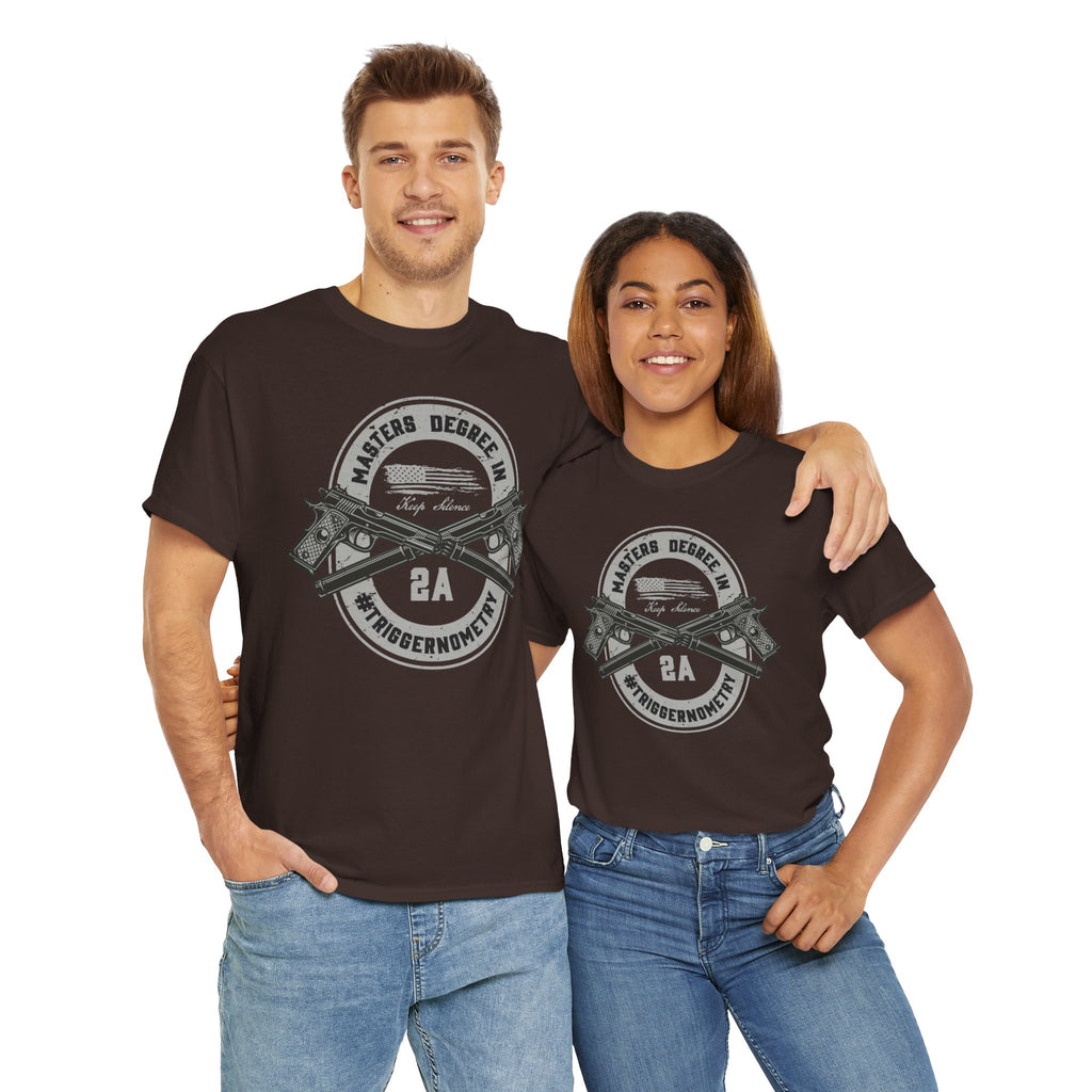 Second Amendment Graphic Tee, Unisex Heavy Cotton T-Shirt for Gun Enthusiasts, Casual Wear, Gifts for Freedom Lovers, Patriotic Apparel