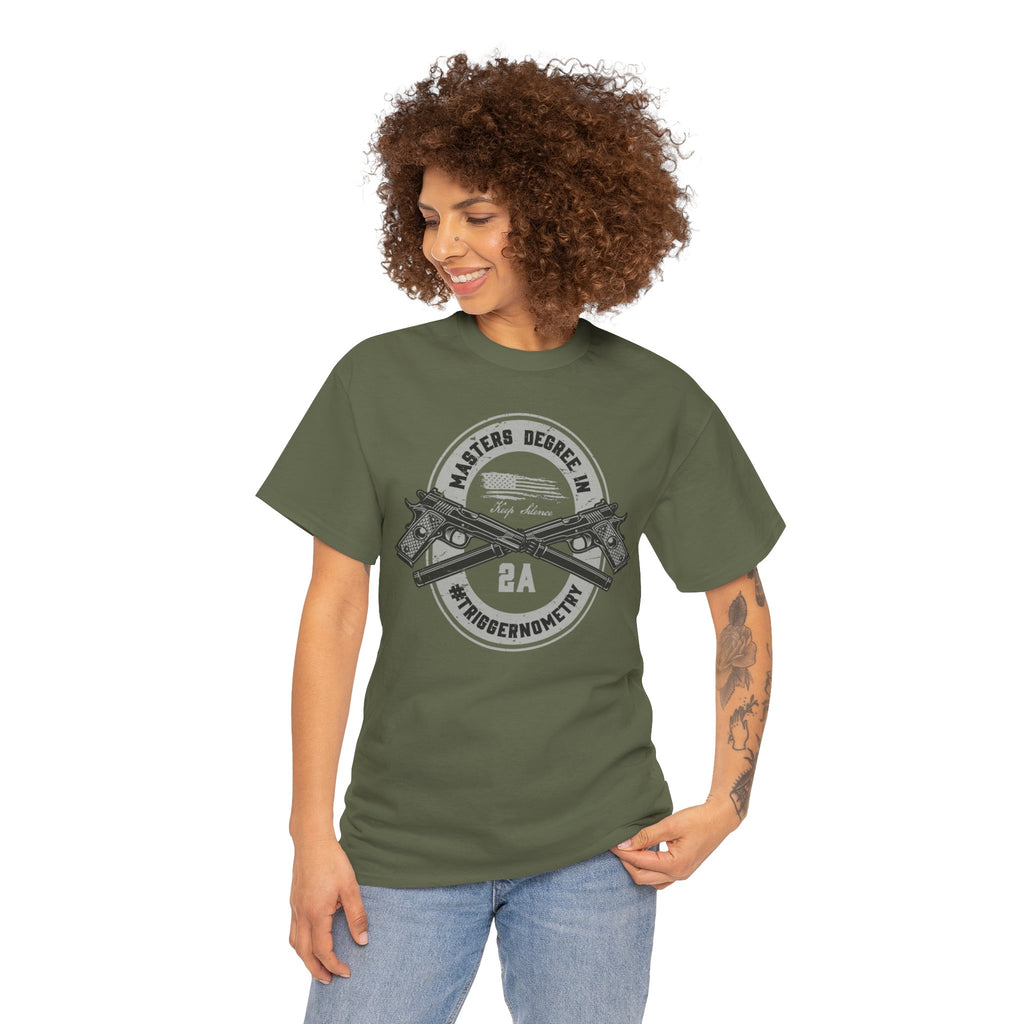 Second Amendment Graphic Tee, Unisex Heavy Cotton T-Shirt for Gun Enthusiasts, Casual Wear, Gifts for Freedom Lovers, Patriotic Apparel