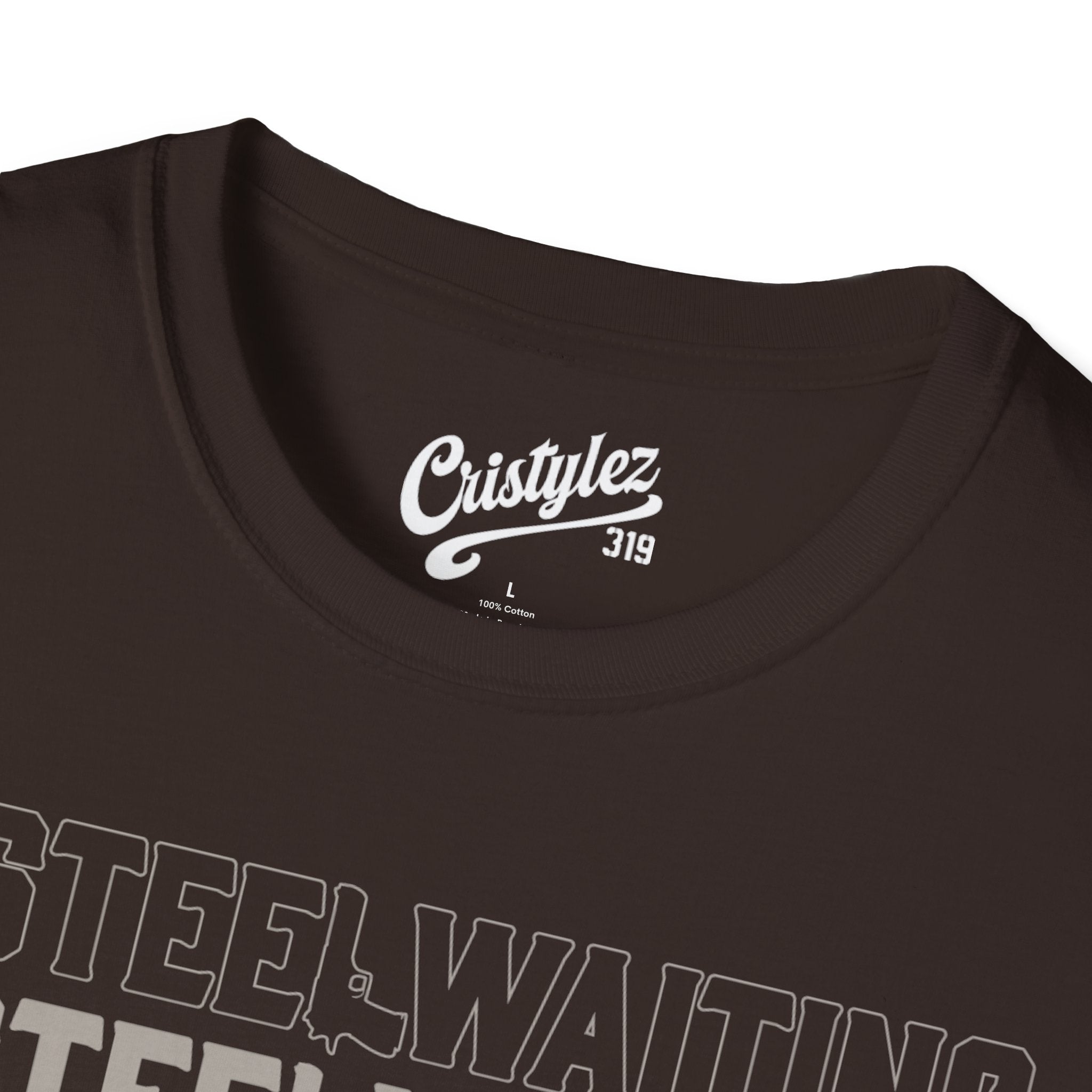 T-Shirt — #STEELWAITING Graphic Tee (Hashtag Stacked Design)