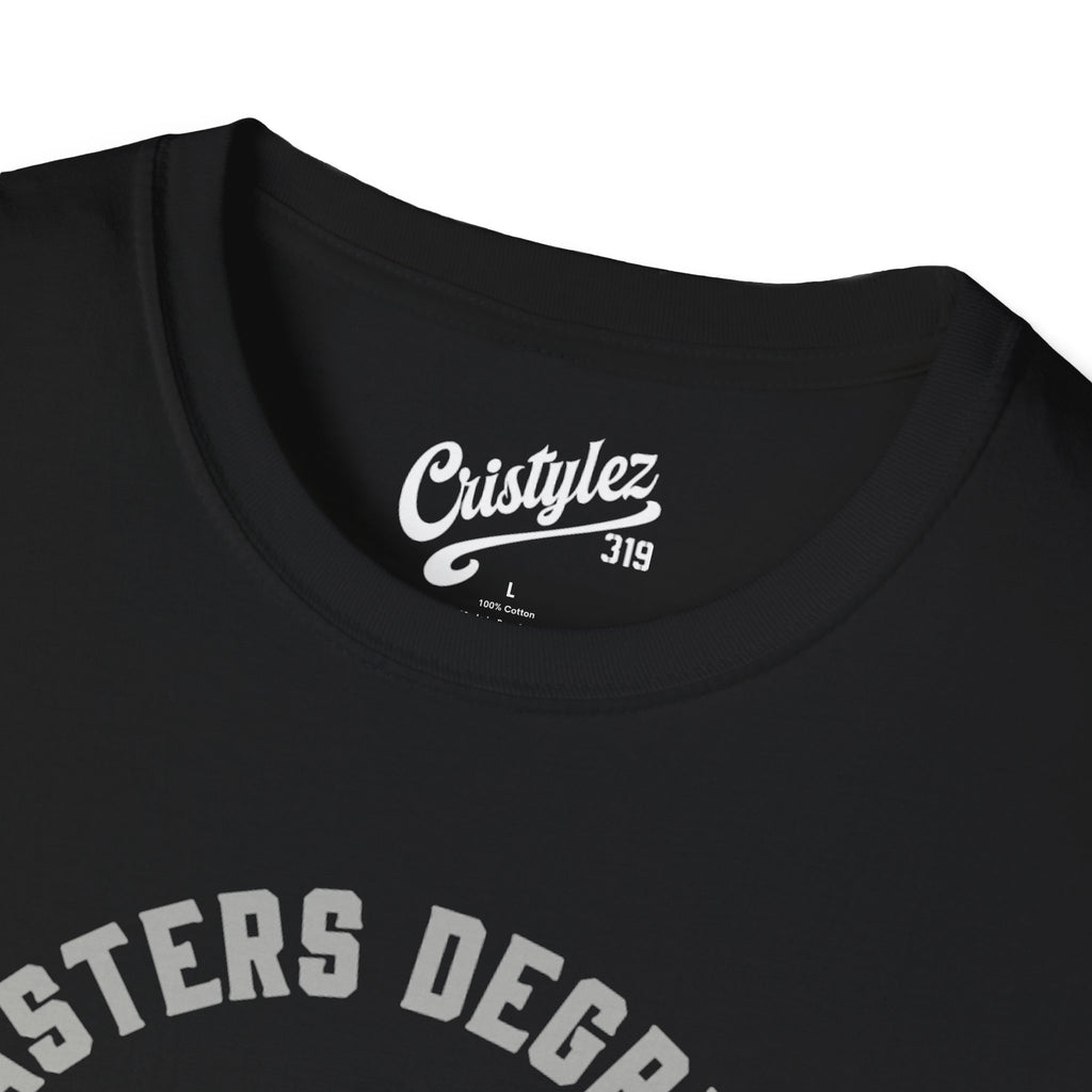 T-Shirt — "Masters Degree in Triggernometry" Graphic Tee (Guns & Shooting Humor)